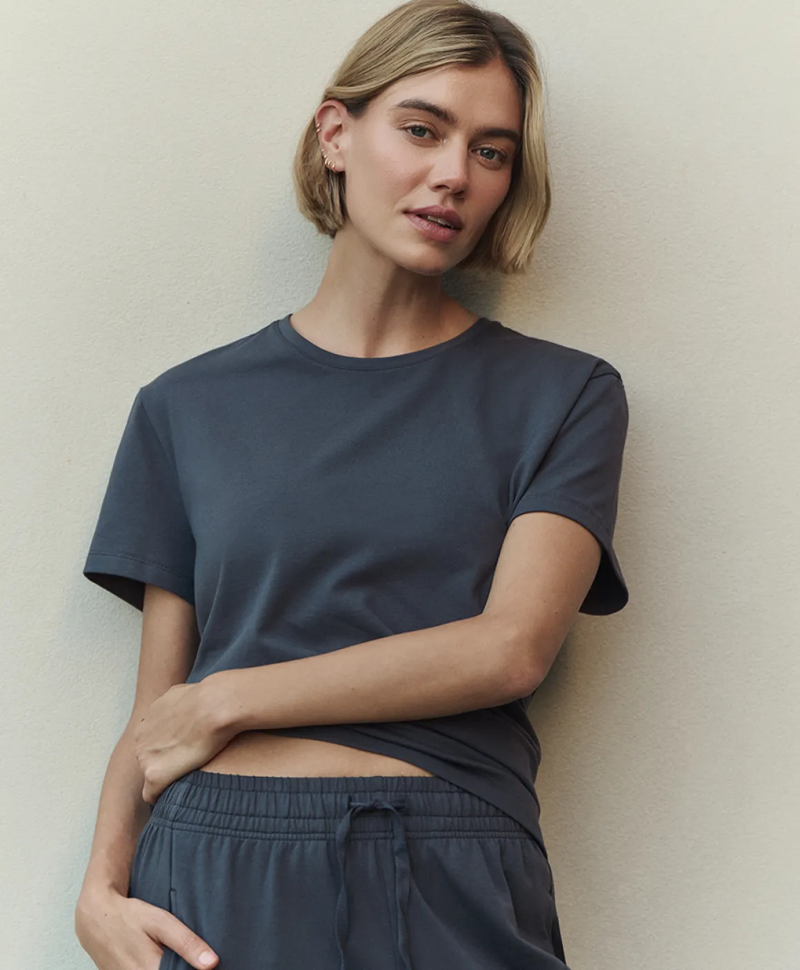 Organic Luxe Essential Crewneck Tee