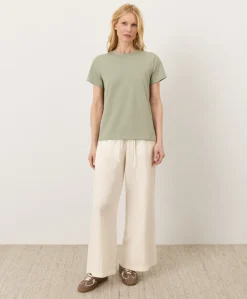 Organic Luxe Essential Crewneck Tee