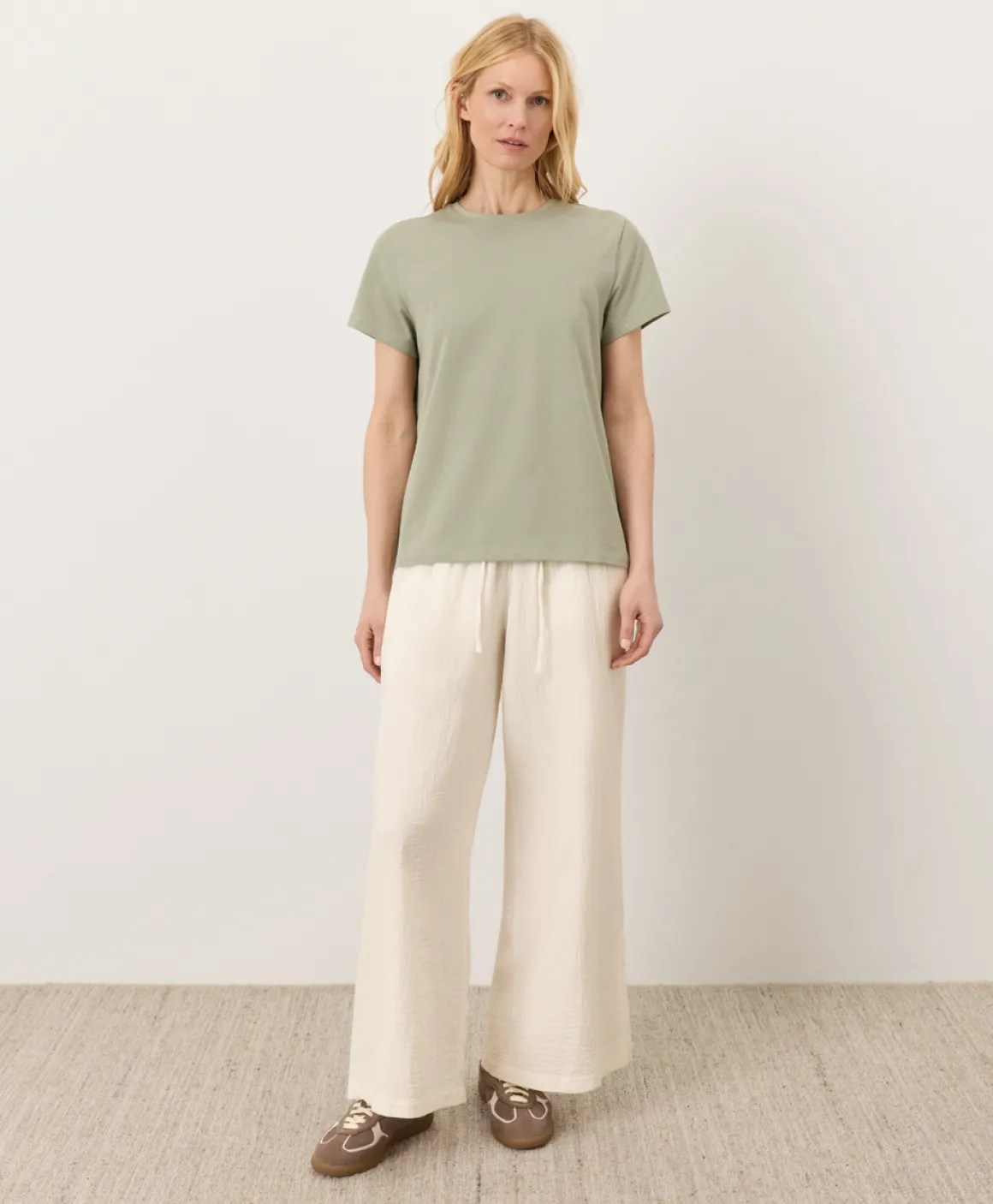 Organic Luxe Essential Crewneck Tee