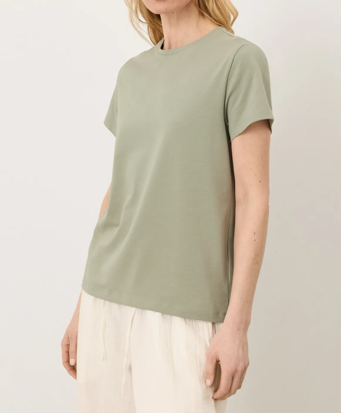 Organic Luxe Essential Crewneck Tee