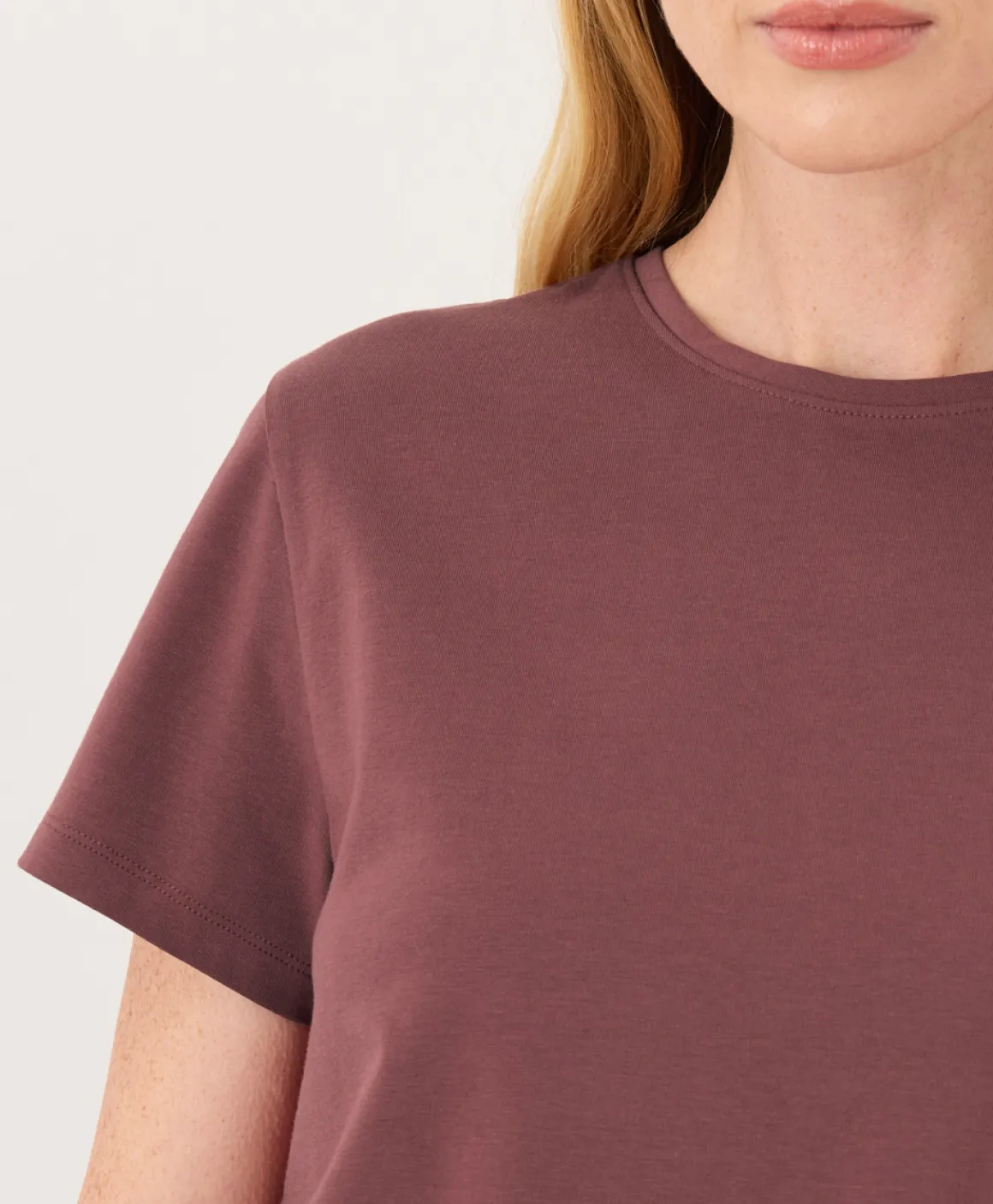 Organic Luxe Essential Crewneck Tee