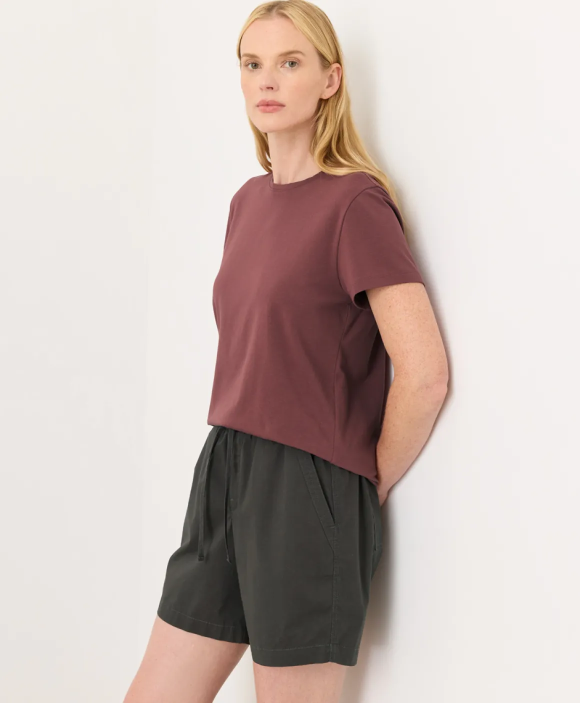 Organic Luxe Essential Crewneck Tee