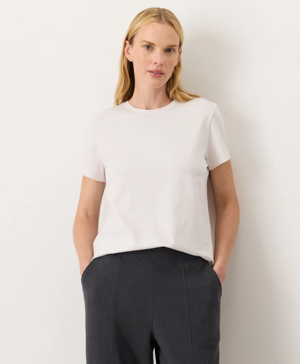 Organic Luxe Essential Crewneck Tee