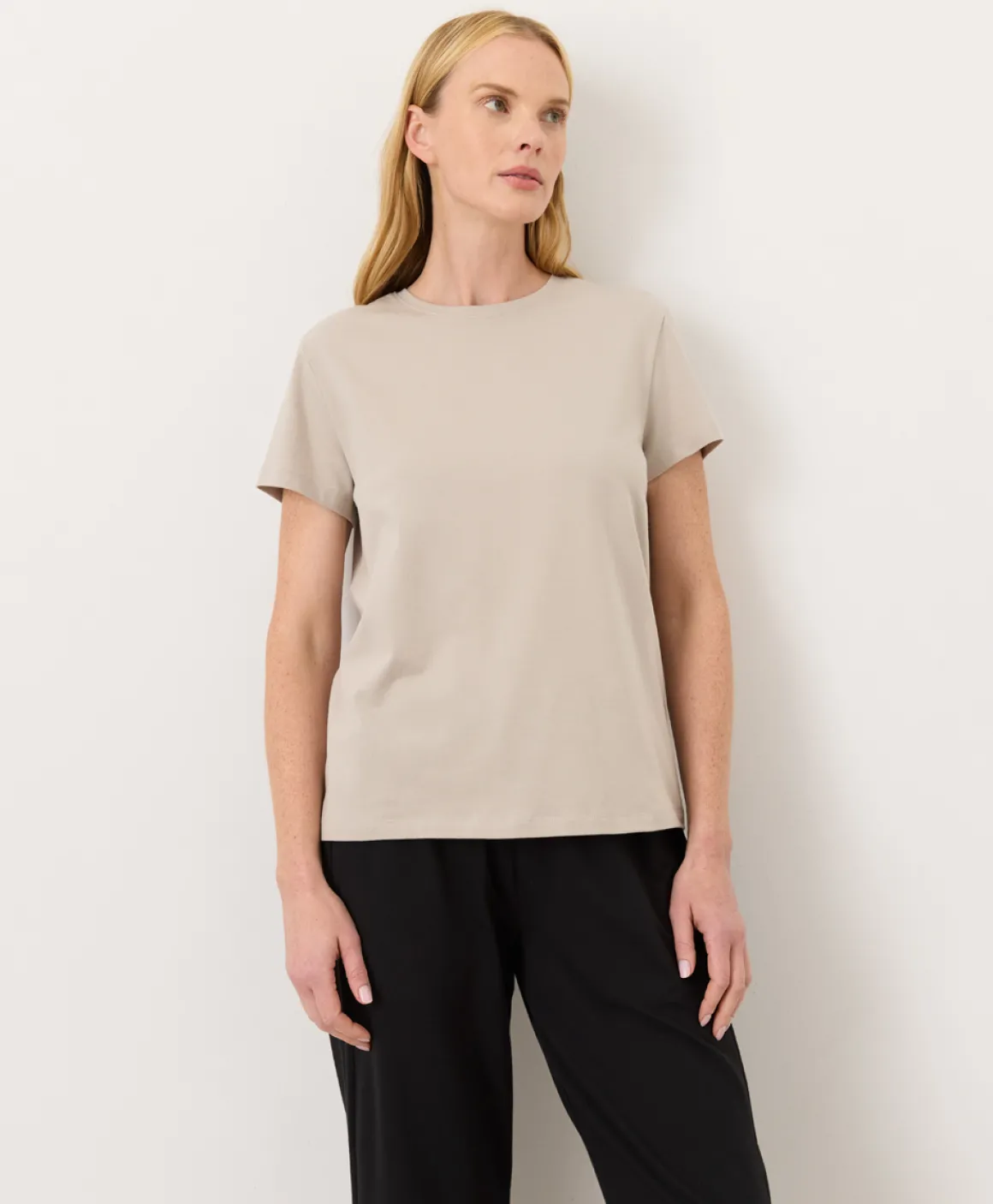 Organic Luxe Essential Crewneck Tee