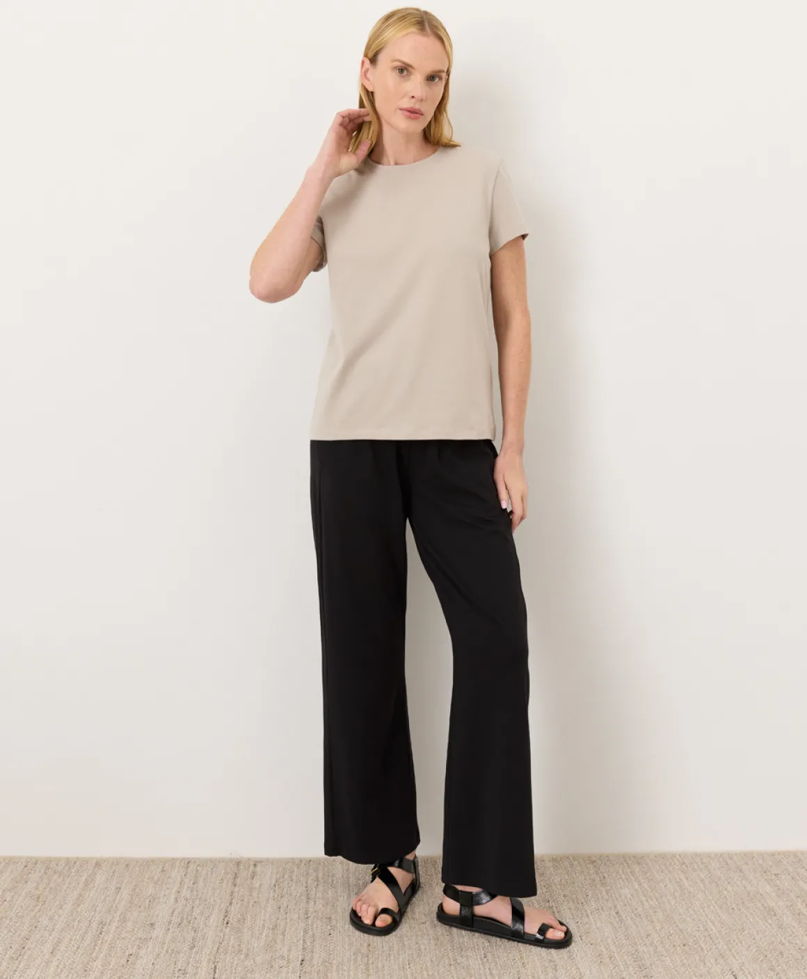 Organic Luxe Essential Crewneck Tee