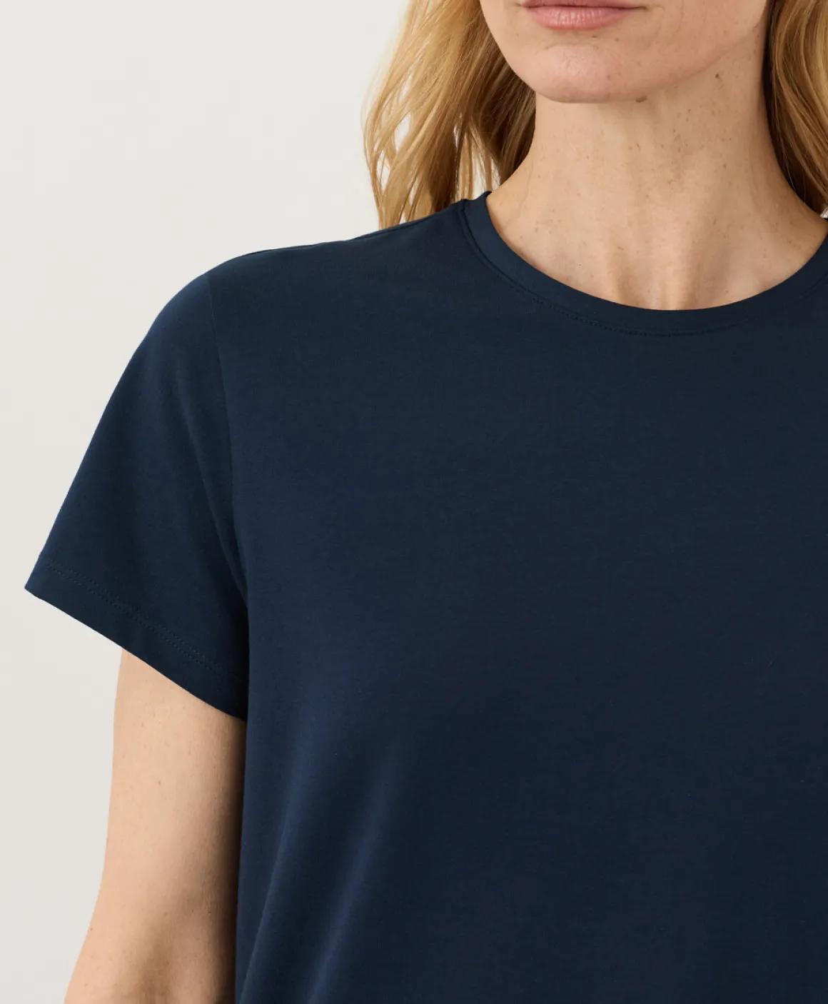 Organic Luxe Essential Crewneck Tee