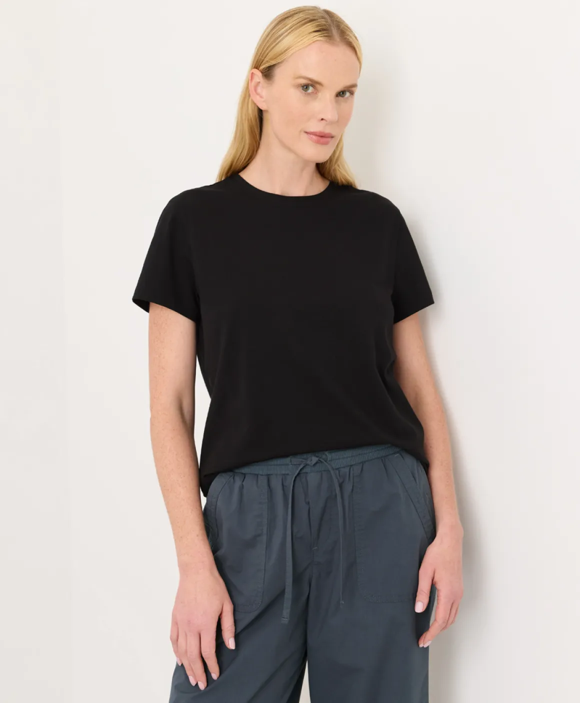 Organic Luxe Essential Crewneck Tee