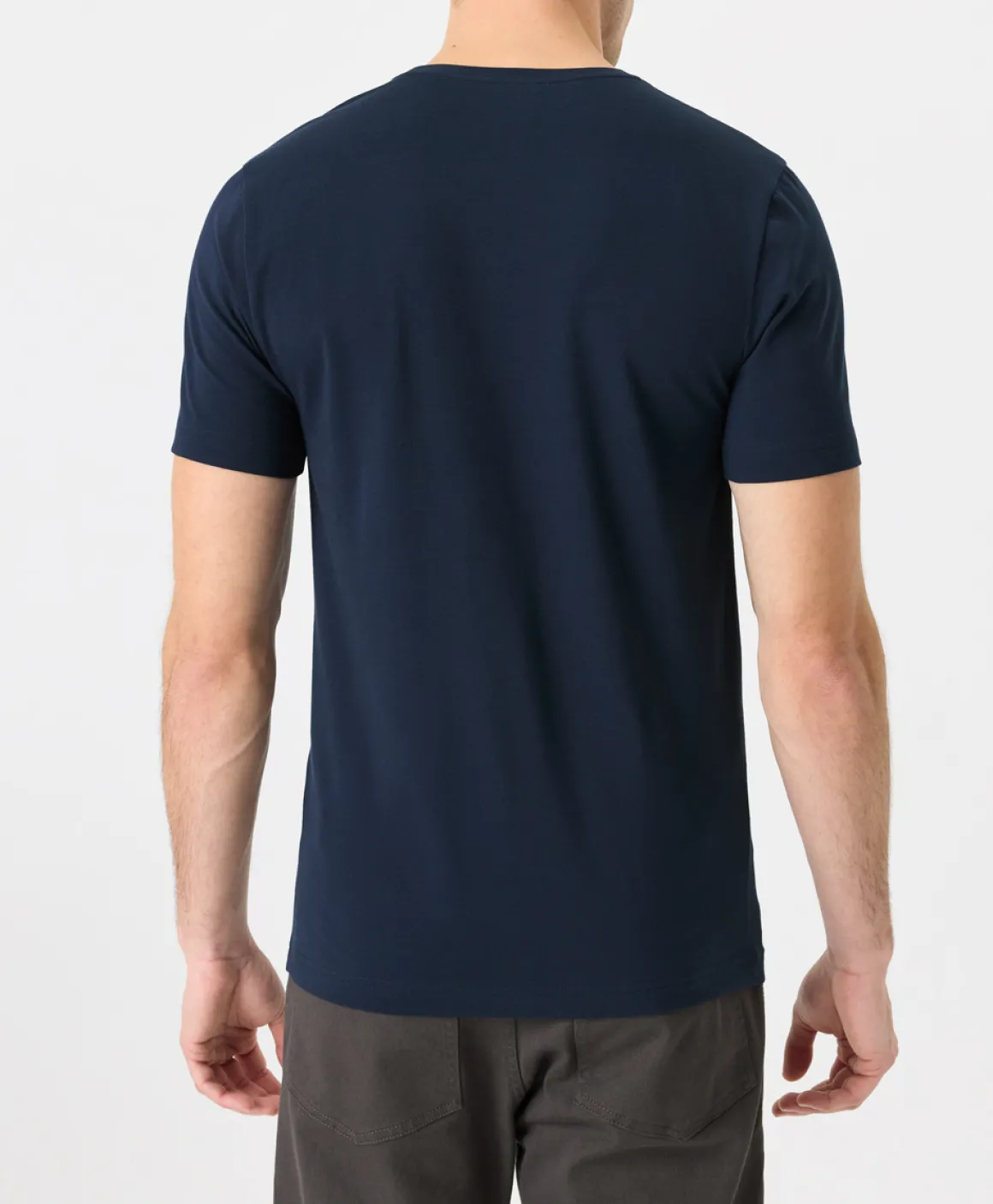 Organic Luxe Essential Slim Fit Crewneck Tee