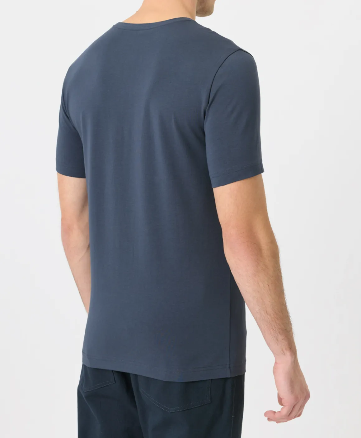 Organic Luxe Essential Slim Fit Crewneck Tee