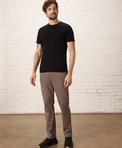 Organic Luxe Essential Slim Fit Crewneck Tee