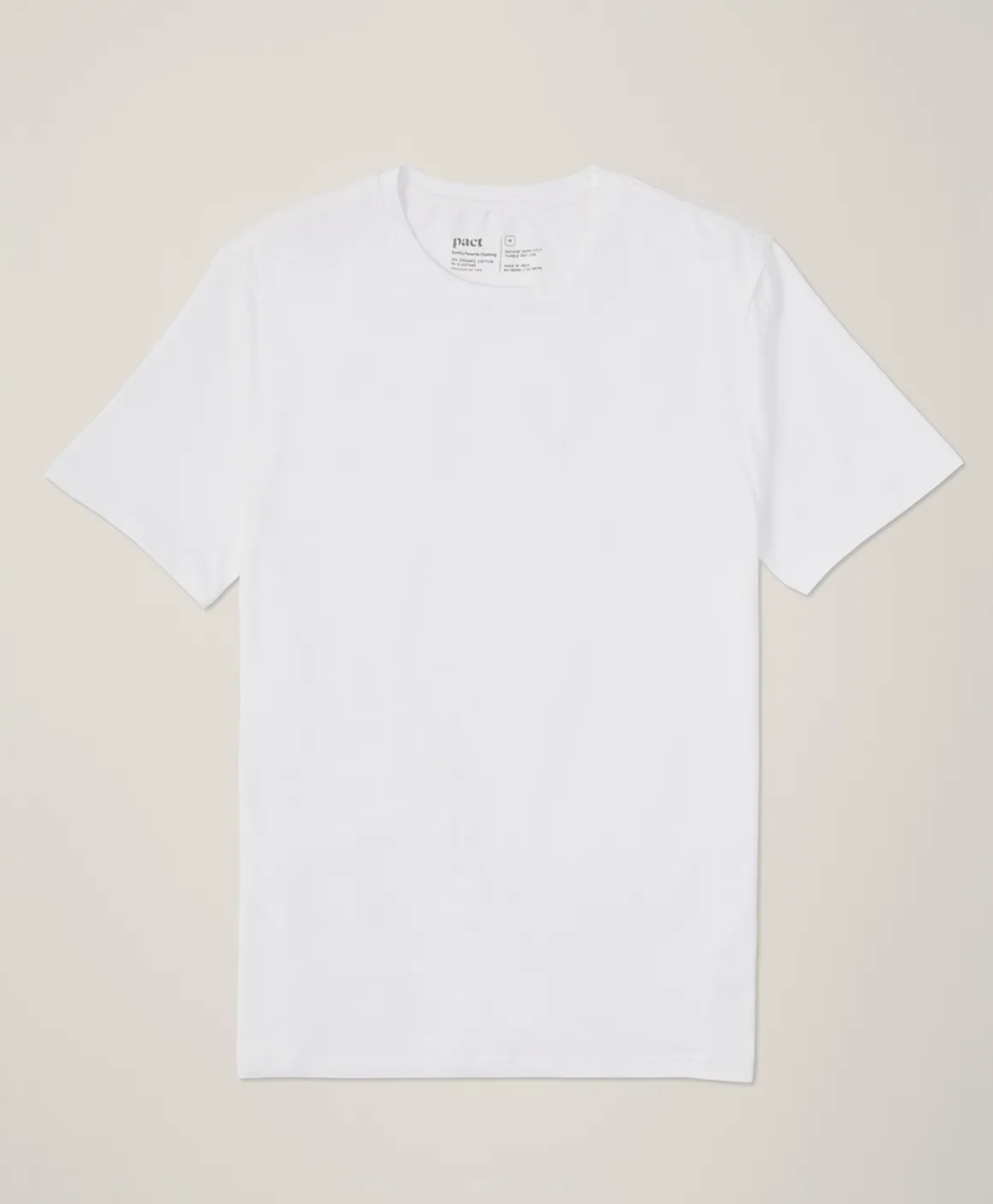 Organic Luxe Essential Slim Fit Crewneck Tee
