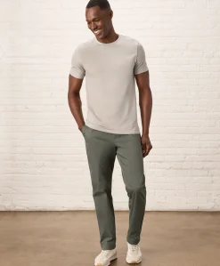 Organic Luxe Essential Slim Fit Crewneck Tee