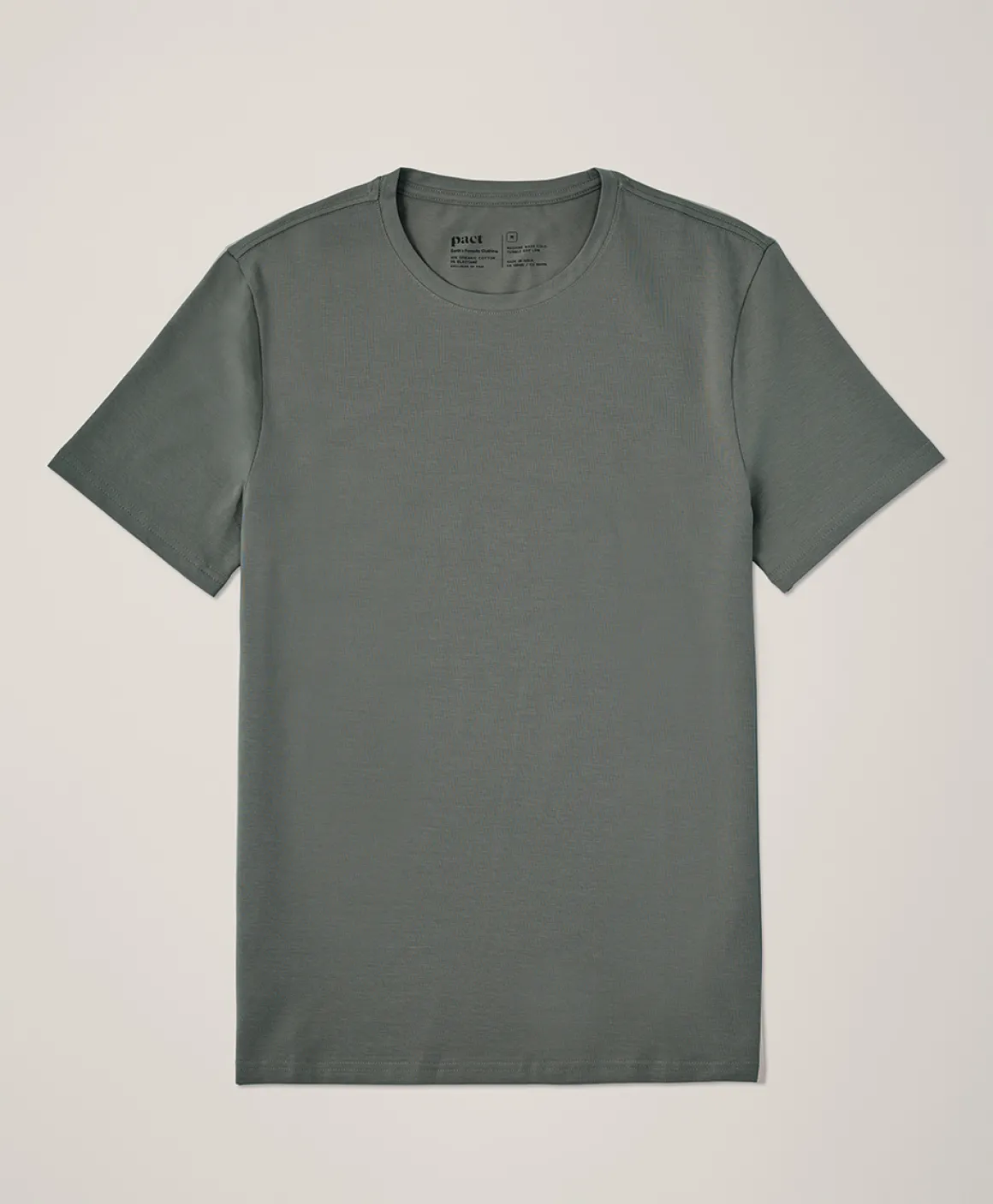 Organic Luxe Essential Slim Fit Crewneck Tee