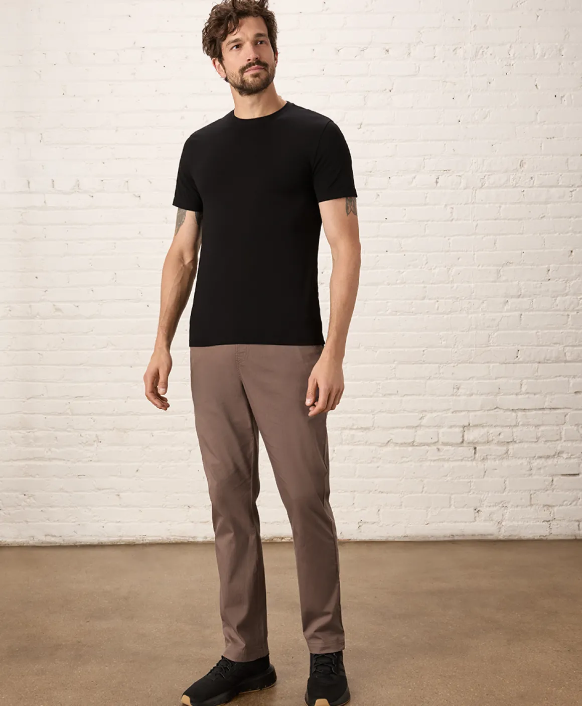 Organic Luxe Essential Slim Fit Crewneck Tee