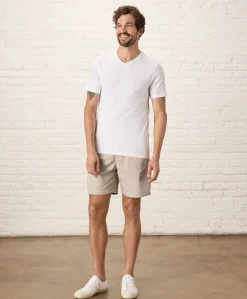 Organic Luxe Essential Slim Fit V-Neck Tee