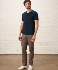 Organic Luxe Essential Slim Fit V-Neck Tee
