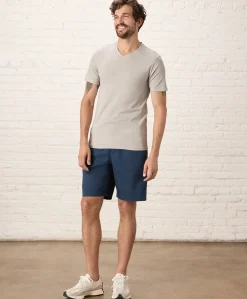 Organic Luxe Essential Slim Fit V-Neck Tee