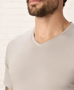 Organic Luxe Essential Slim Fit V-Neck Tee