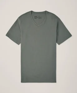 Organic Luxe Essential Slim Fit V-Neck Tee