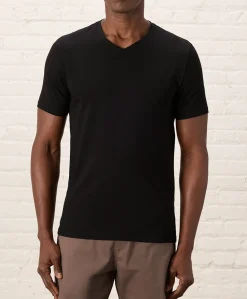 Organic Luxe Essential Slim Fit V-Neck Tee