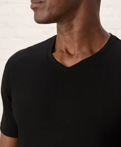 Organic Luxe Essential Slim Fit V-Neck Tee