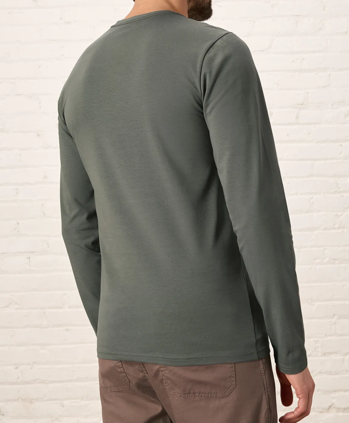 Organic Luxe Essential Slim Long Sleeve Tee