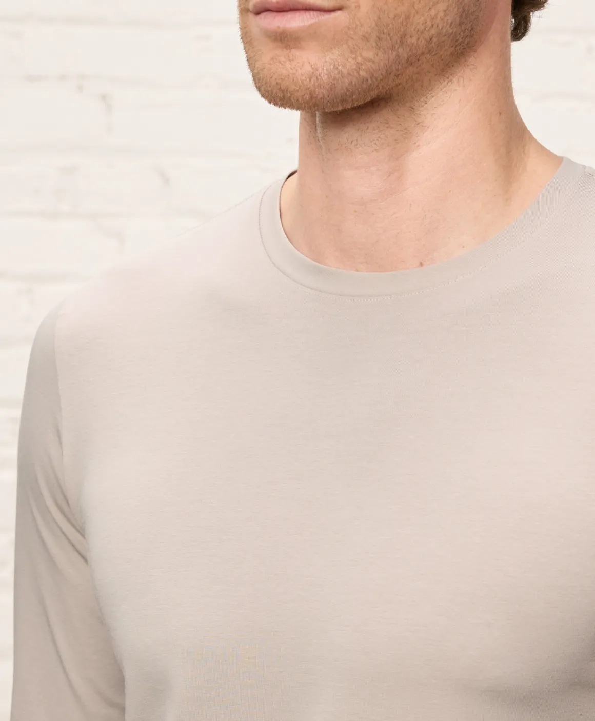 Organic Luxe Essential Slim Long Sleeve Tee
