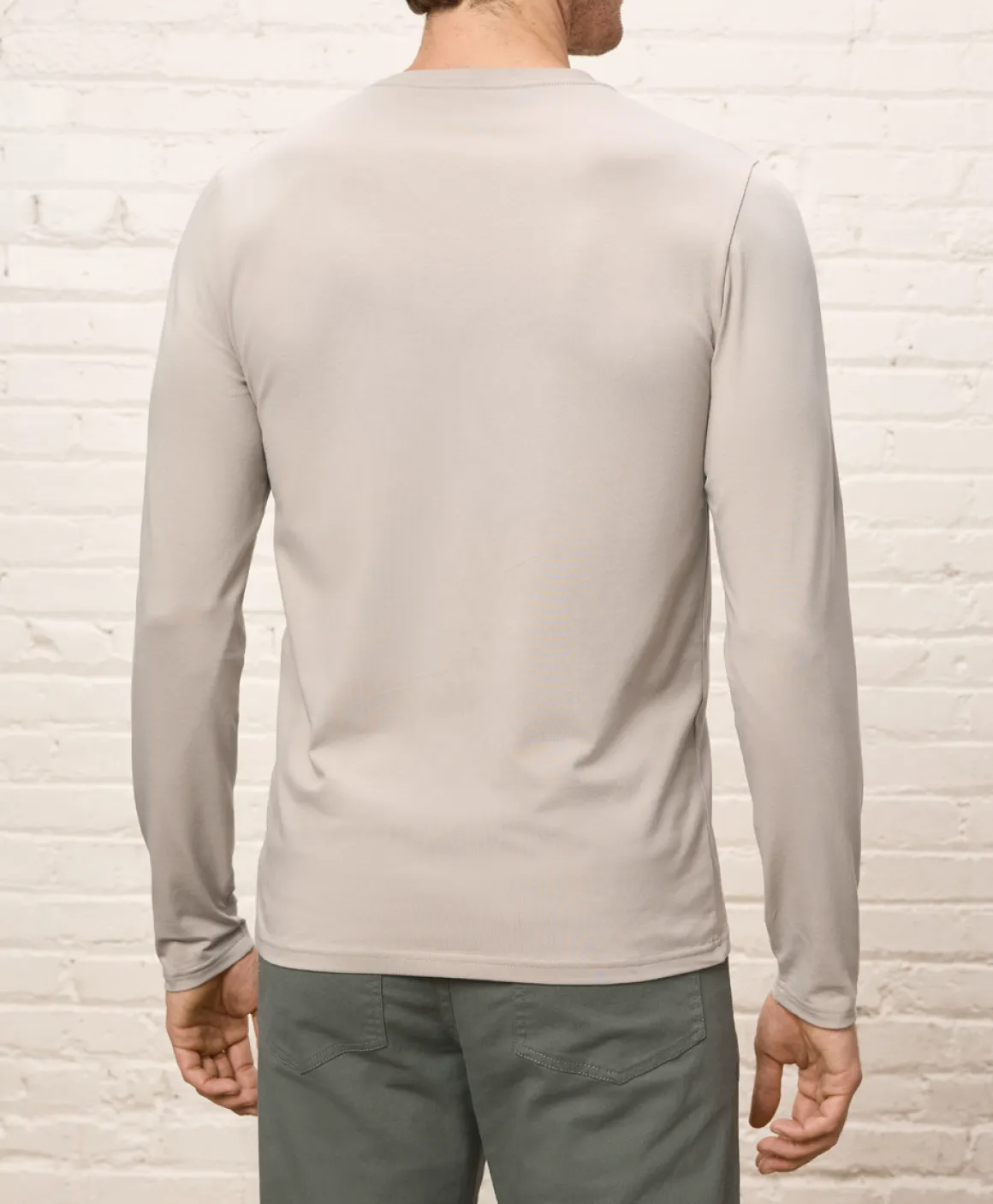 Organic Luxe Essential Slim Long Sleeve Tee