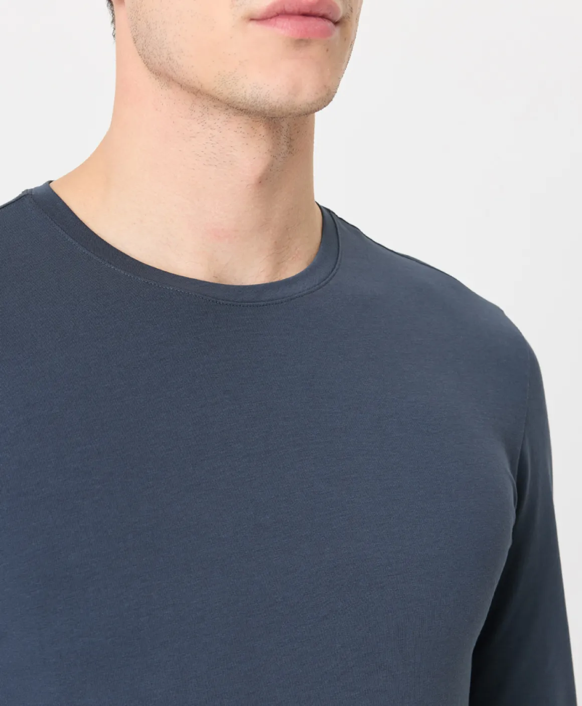 Organic Luxe Essential Slim Long Sleeve Tee