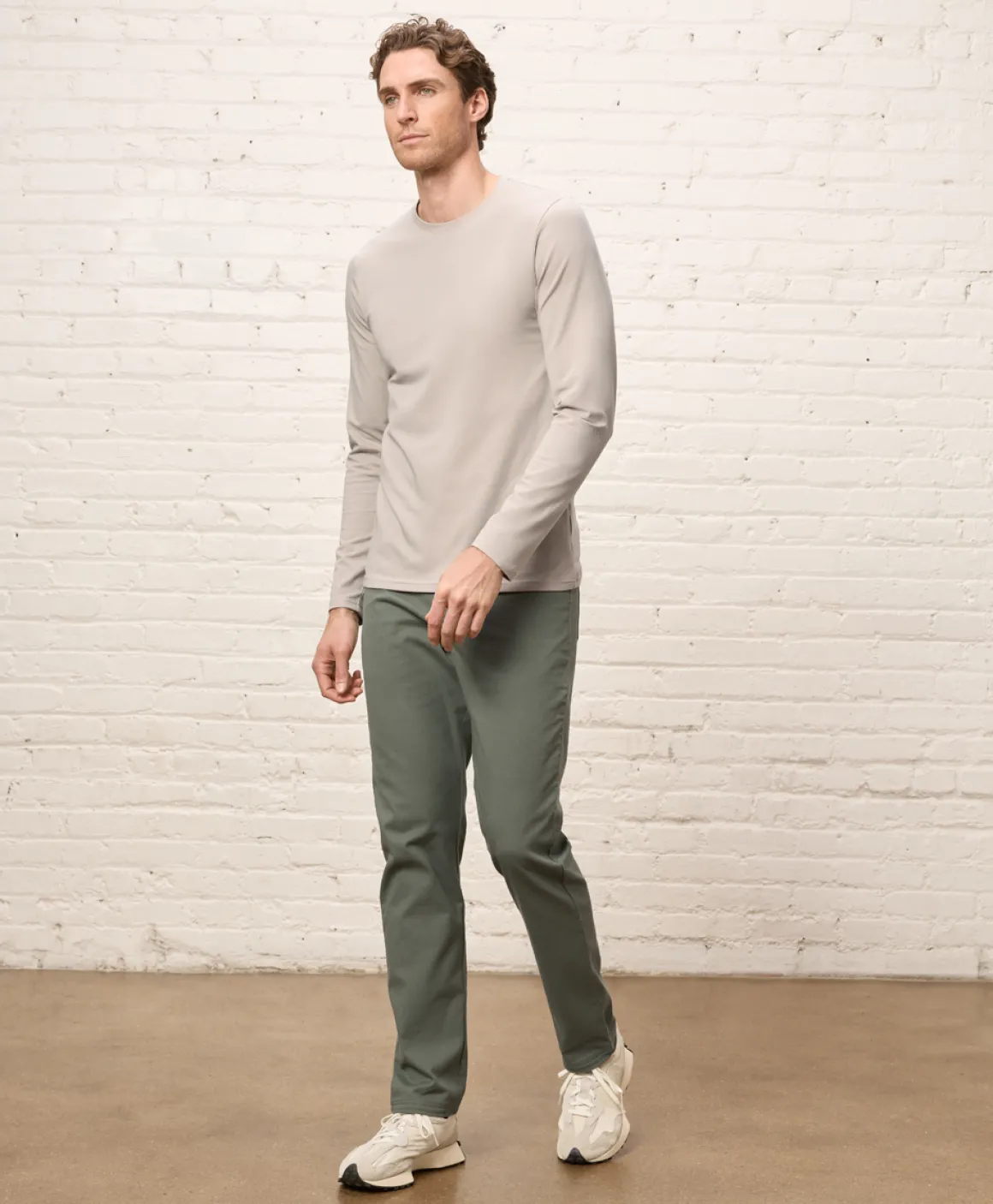 Organic Luxe Essential Slim Long Sleeve Tee