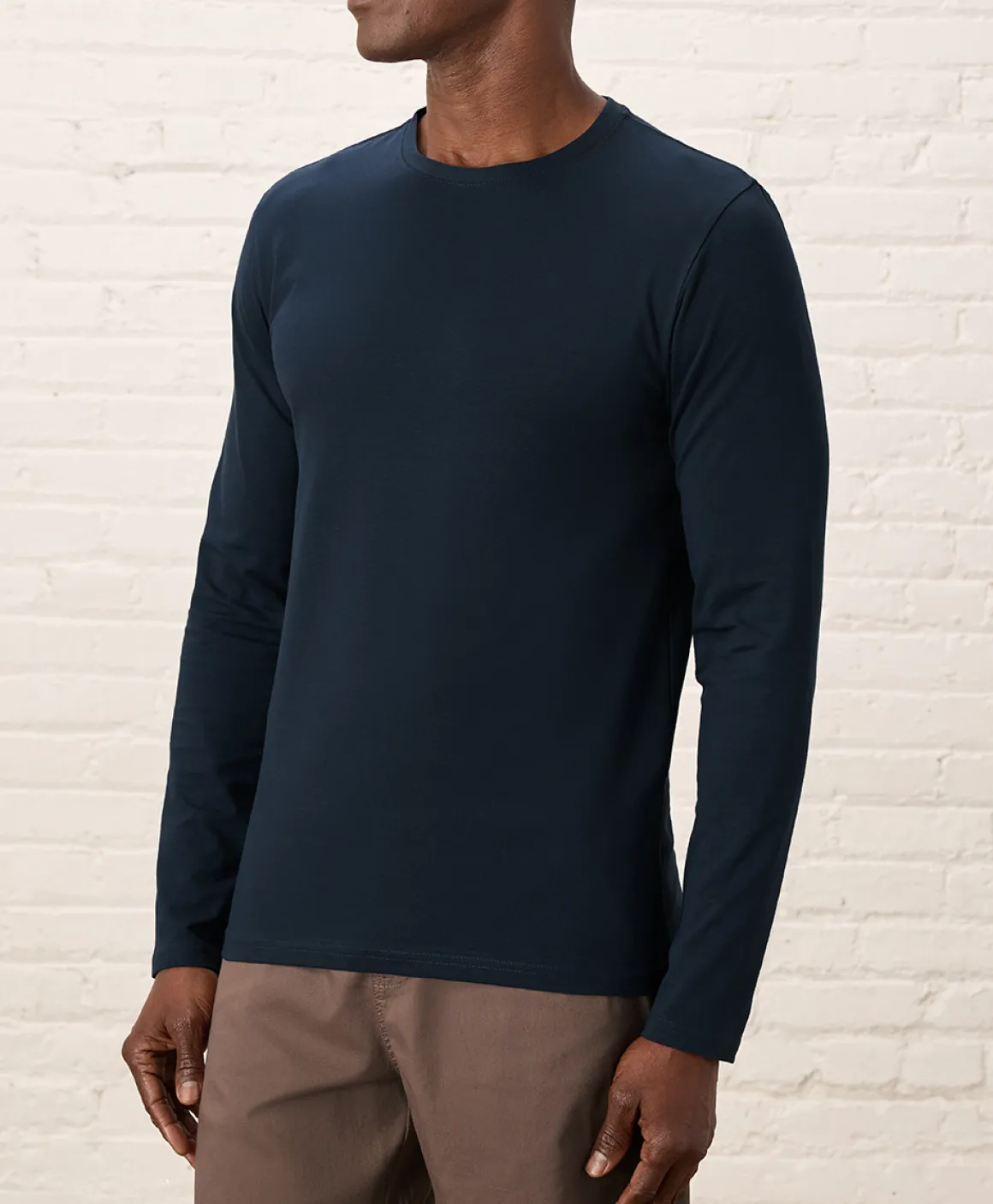 Organic Luxe Essential Slim Long Sleeve Tee