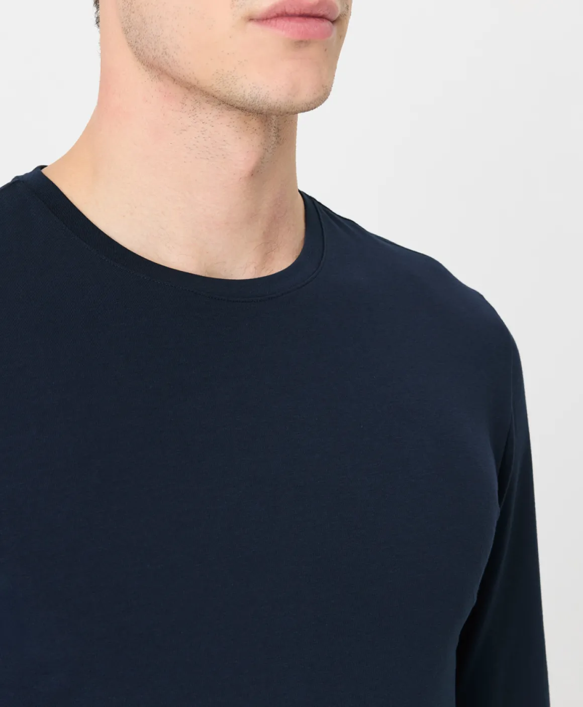 Organic Luxe Essential Slim Long Sleeve Tee