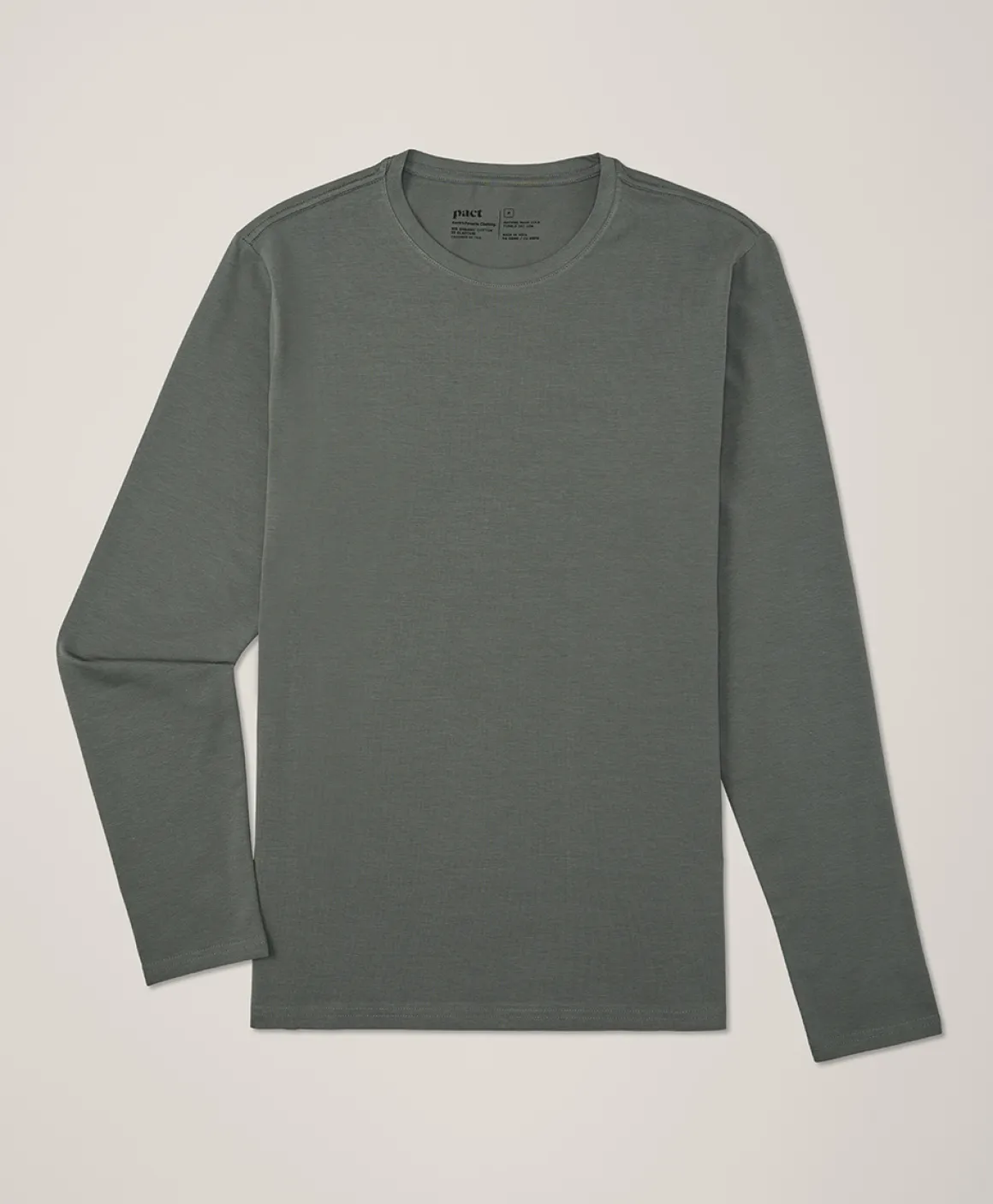 Organic Luxe Essential Slim Long Sleeve Tee