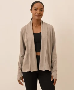 Organic Luxe Essential Swing Cardigan