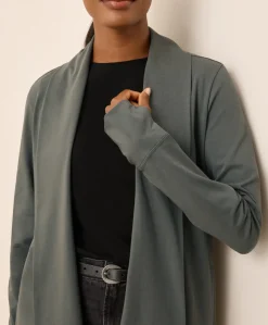 Organic Luxe Essential Swing Cardigan