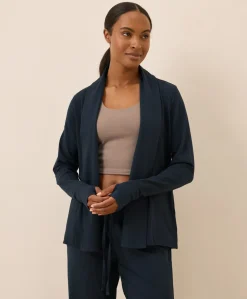 Organic Luxe Essential Swing Cardigan