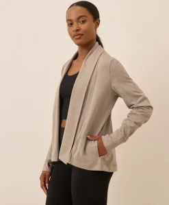 Organic Luxe Essential Swing Cardigan