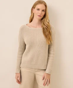 Organic Luxe Knit Boatneck Sweater