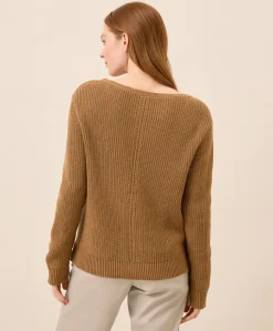 Organic Luxe Knit Boatneck Sweater