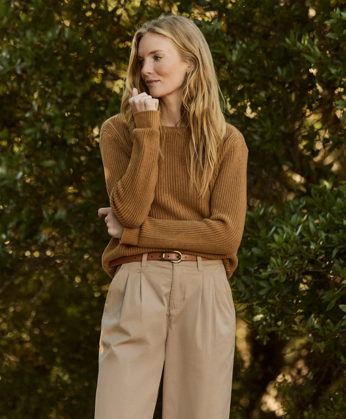Organic Luxe Knit Boatneck Sweater