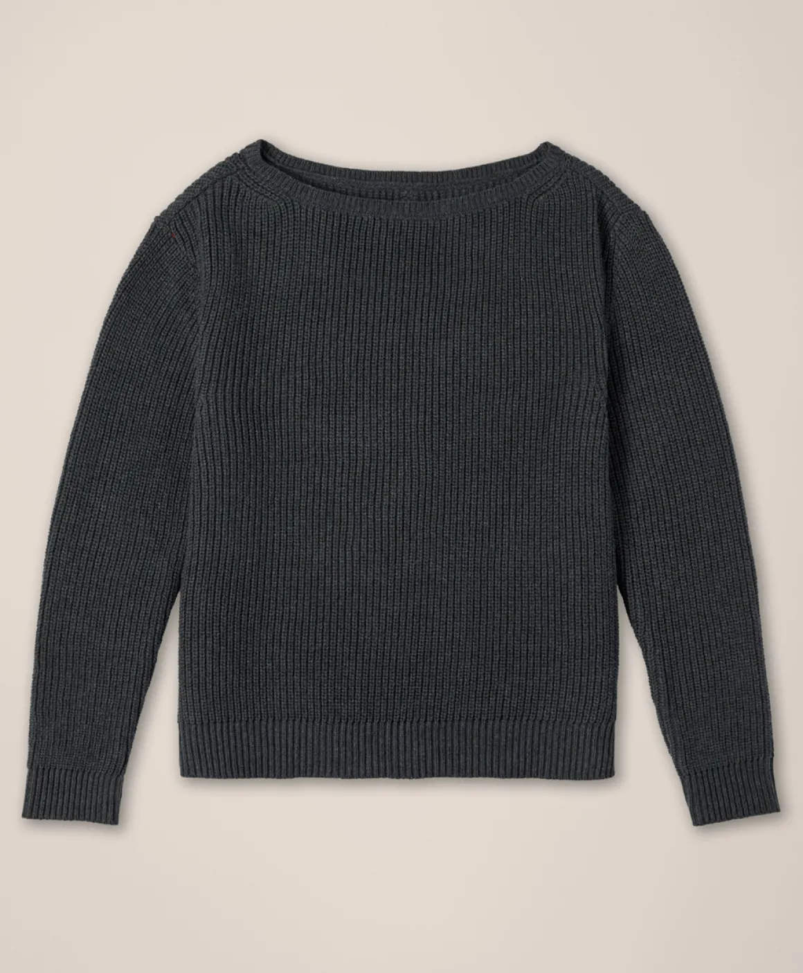 Organic Luxe Knit Boatneck Sweater