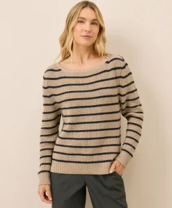 Organic Luxe Knit Boatneck Sweater