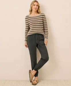 Organic Luxe Knit Boatneck Sweater