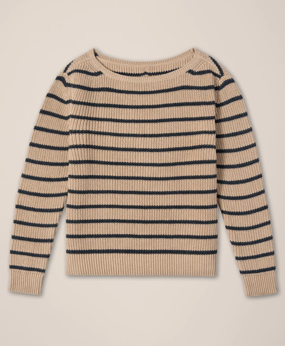 Organic Luxe Knit Boatneck Sweater