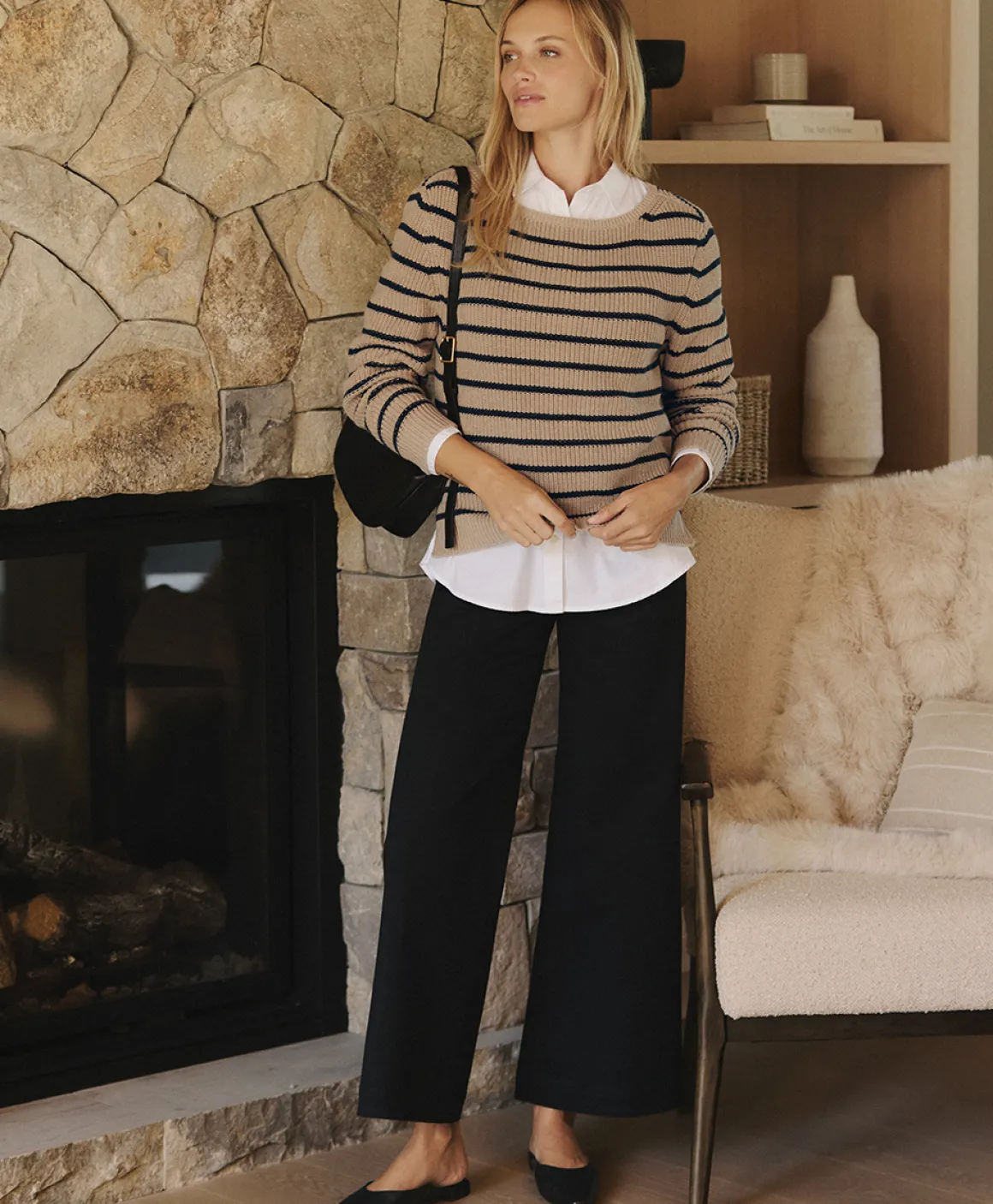Organic Luxe Knit Boatneck Sweater