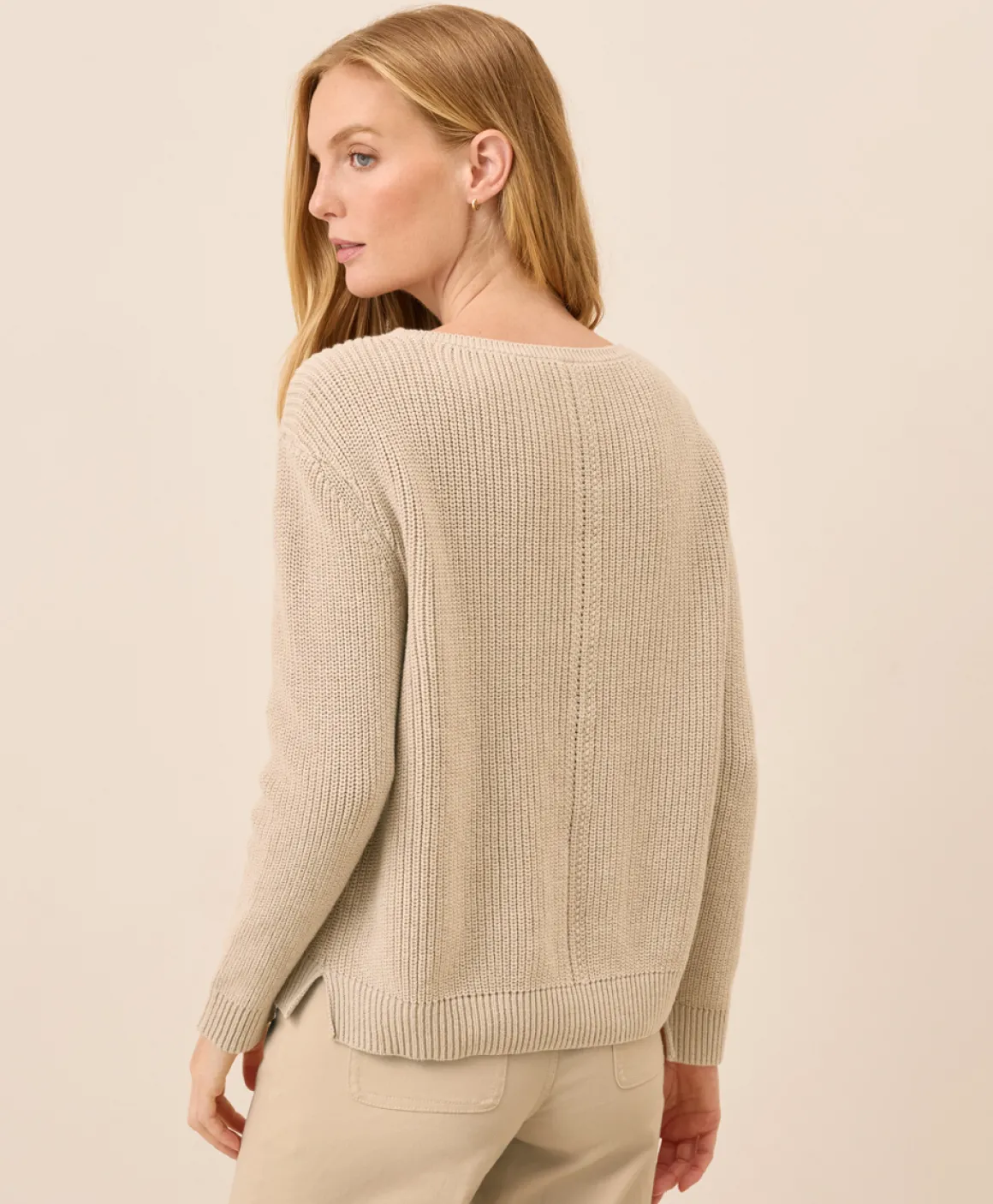 Organic Luxe Knit Boatneck Sweater