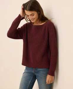 Organic Luxe Knit Boatneck Sweater