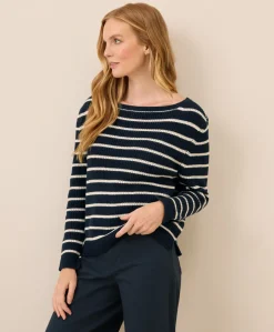 Organic Luxe Knit Boatneck Sweater