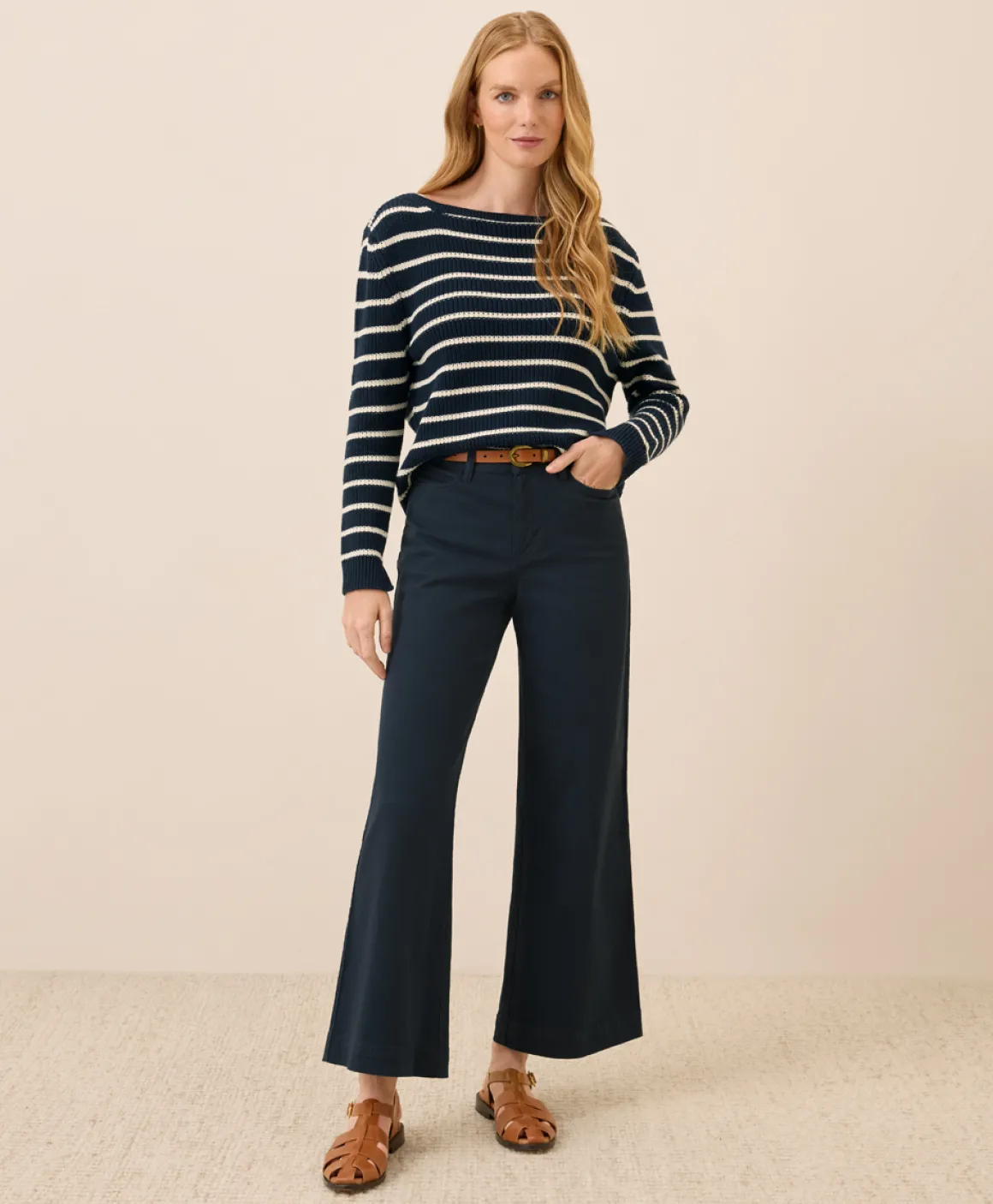 Organic Luxe Knit Boatneck Sweater