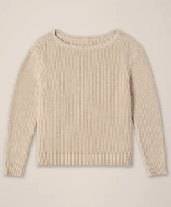 Organic Luxe Knit Boatneck Sweater